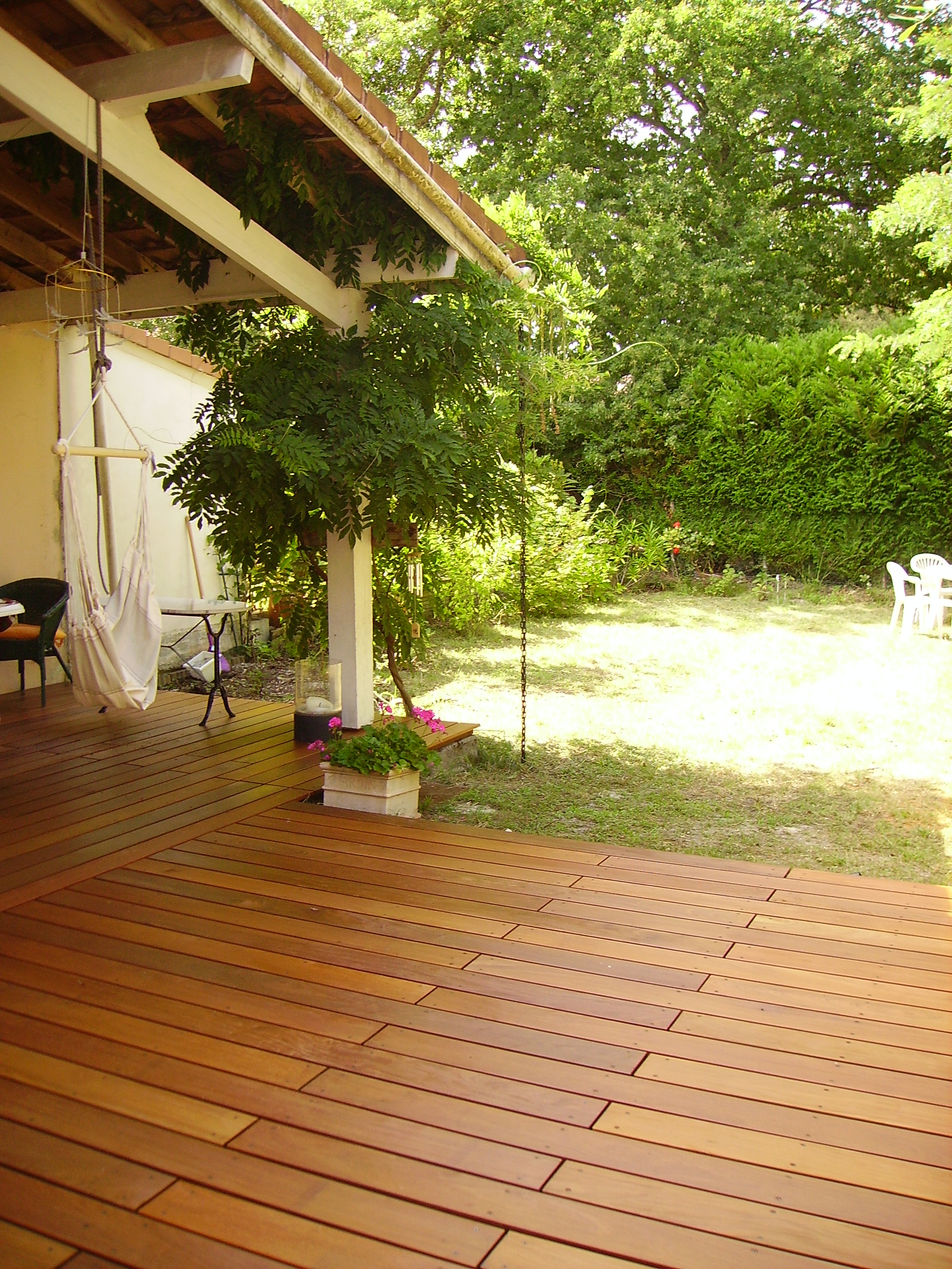 terrasse hamac